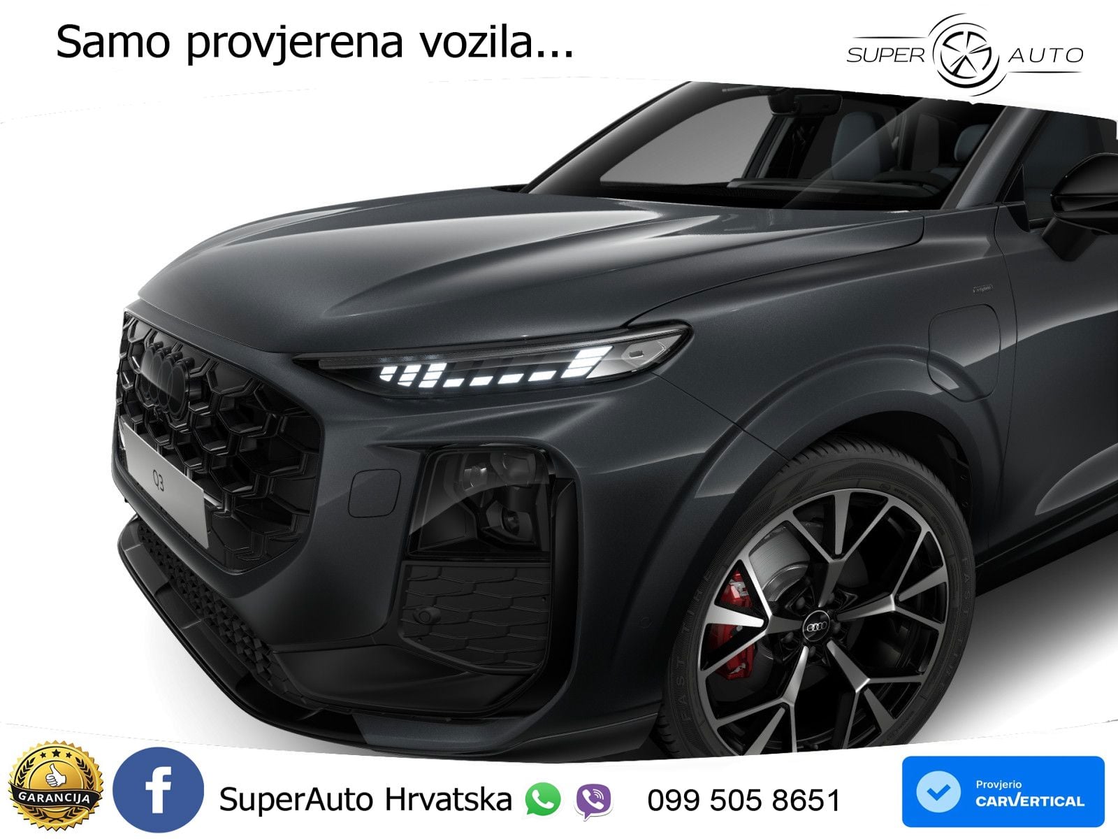 Audi Q3 1.5 TFSIe (272 KS) S tronic LED+GR SJED+ACC