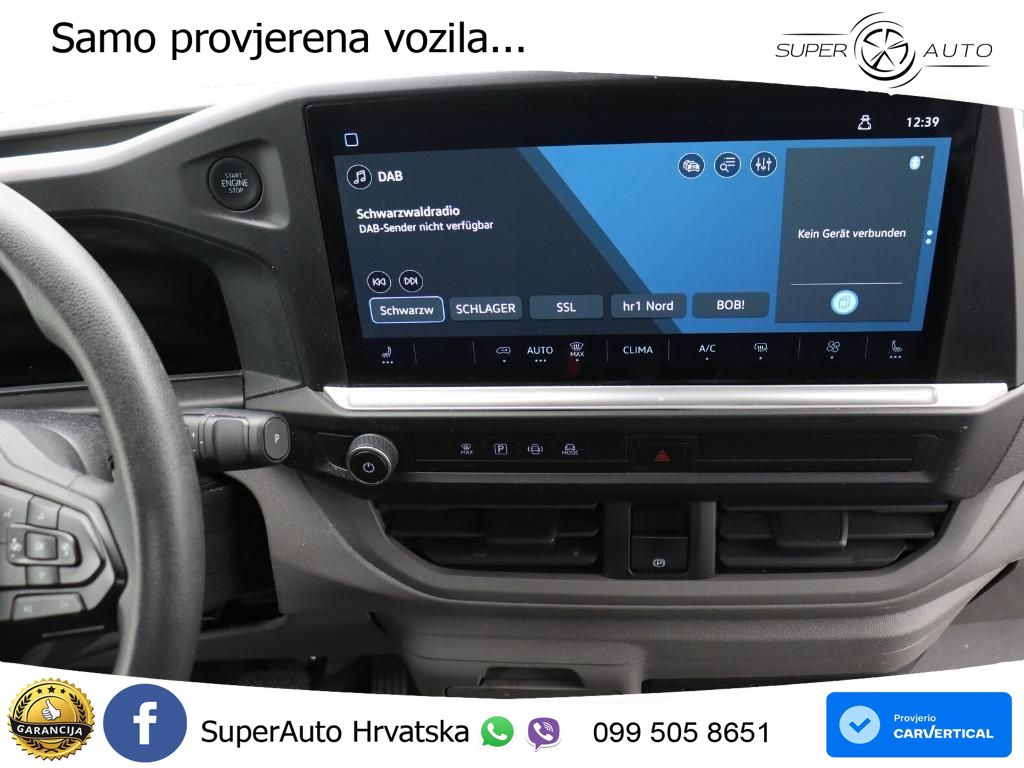 Volkswagen T7 Transporter Kasten KR kurz TDI | KAMERA | PDC 150 KS