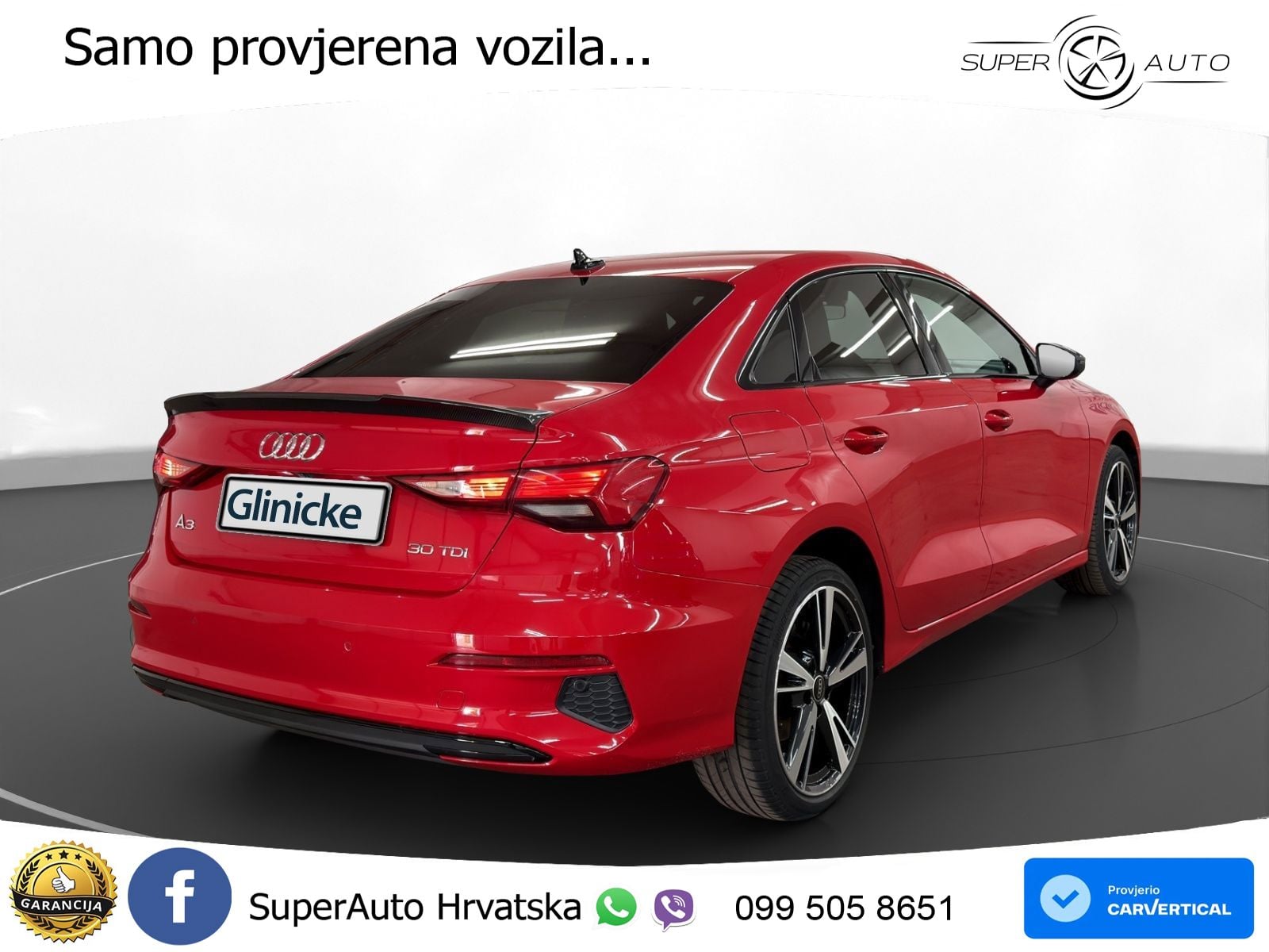 Audi A3 Limuzina 30 TDI (116 KS) S line
