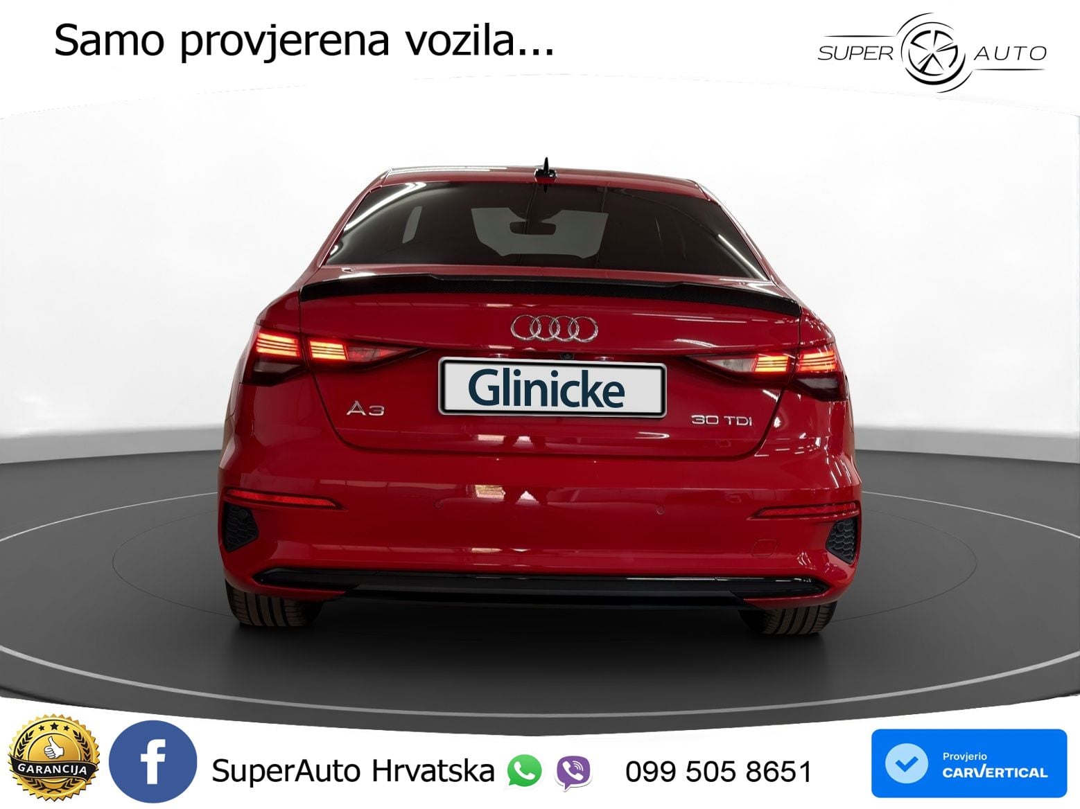 Audi A3 Limuzina 30 TDI (116 KS) S line