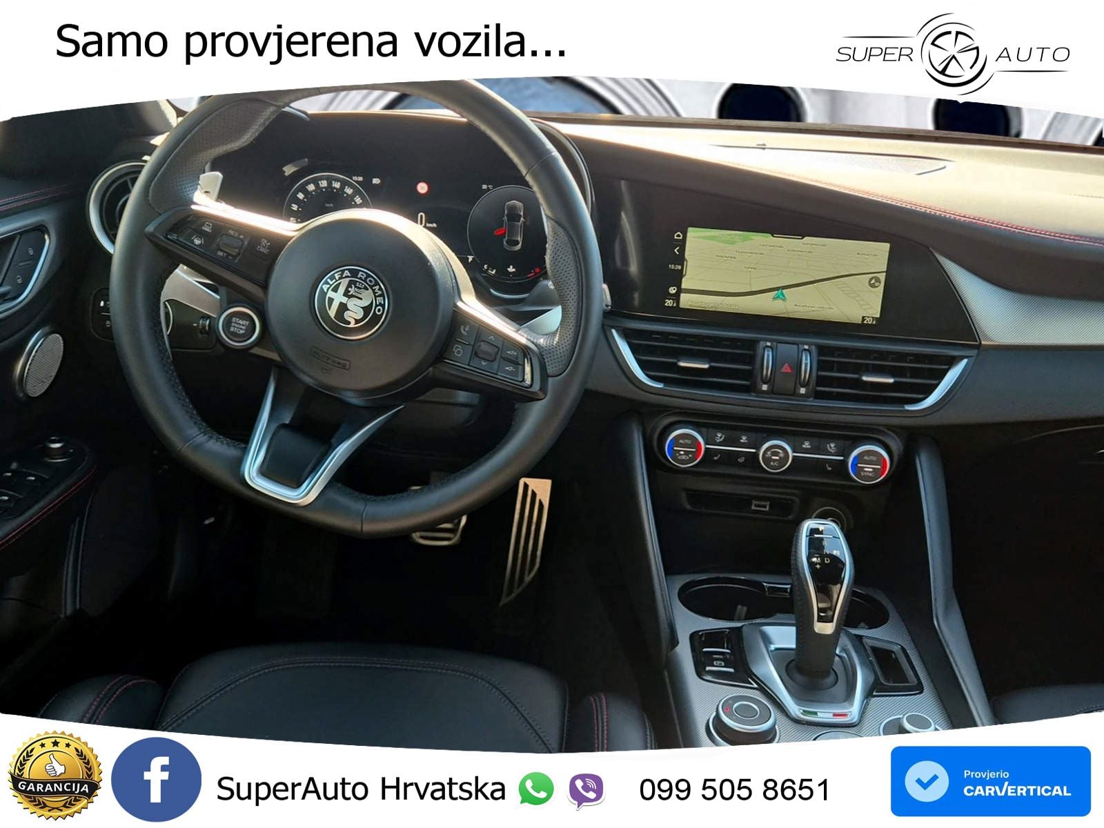 Alfa Romeo Giulia 2.0 Turbo (280 KS) Q4 Automatic LED+GR SJED+ACC