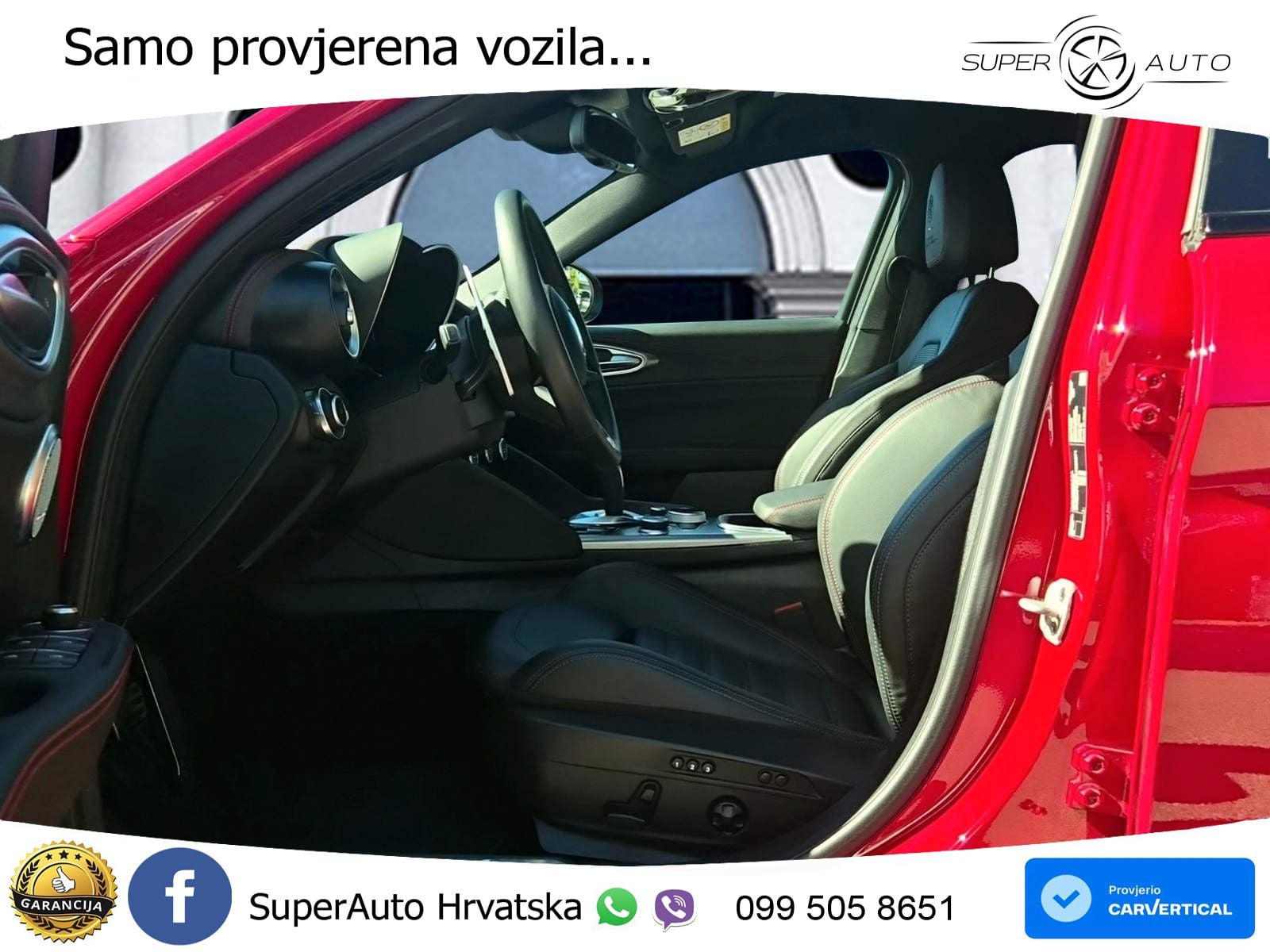 Alfa Romeo Giulia 2.0 Turbo (280 KS) Q4 Automatic LED+GR SJED+ACC