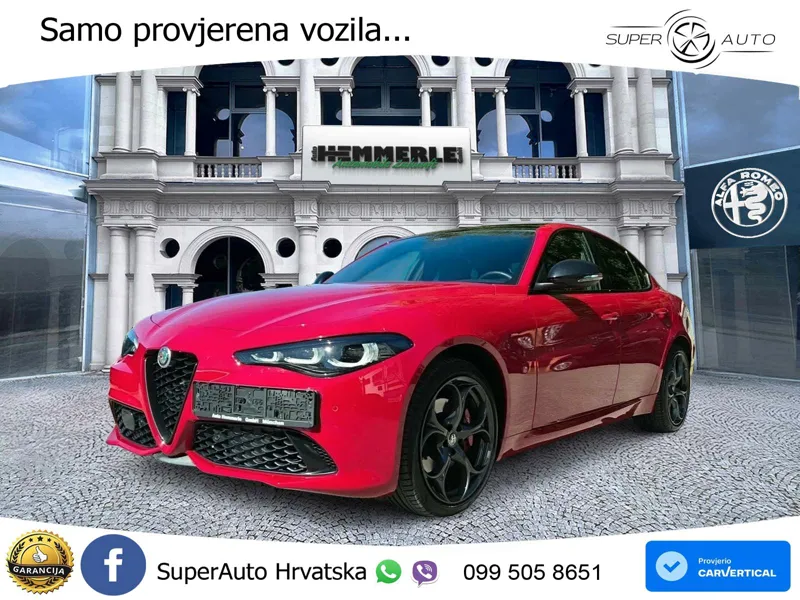 Alfa Romeo Giulia 2.0 Turbo (280 KS) Q4 Automatic LED+GR SJED+ACC