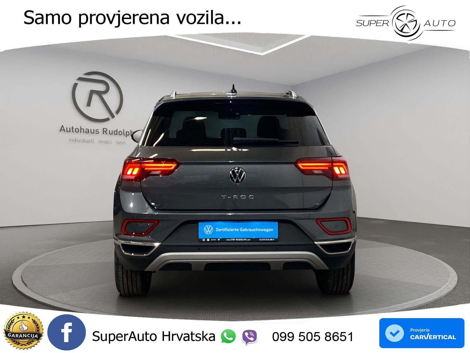 Volkswagen T-Roc 1.5 TSI (150 KS) DSG LED+GR SJED+ACC
