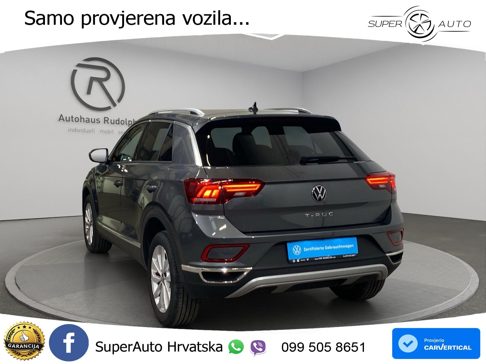Volkswagen T-Roc 1.5 TSI (150 KS) DSG LED+GR SJED+ACC