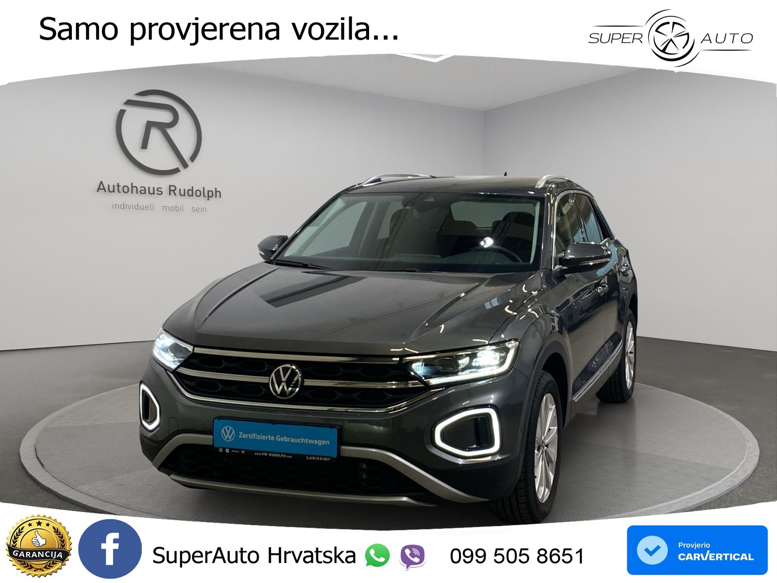 Volkswagen T-Roc 1.5 TSI (150 KS) DSG LED+GR SJED+ACC