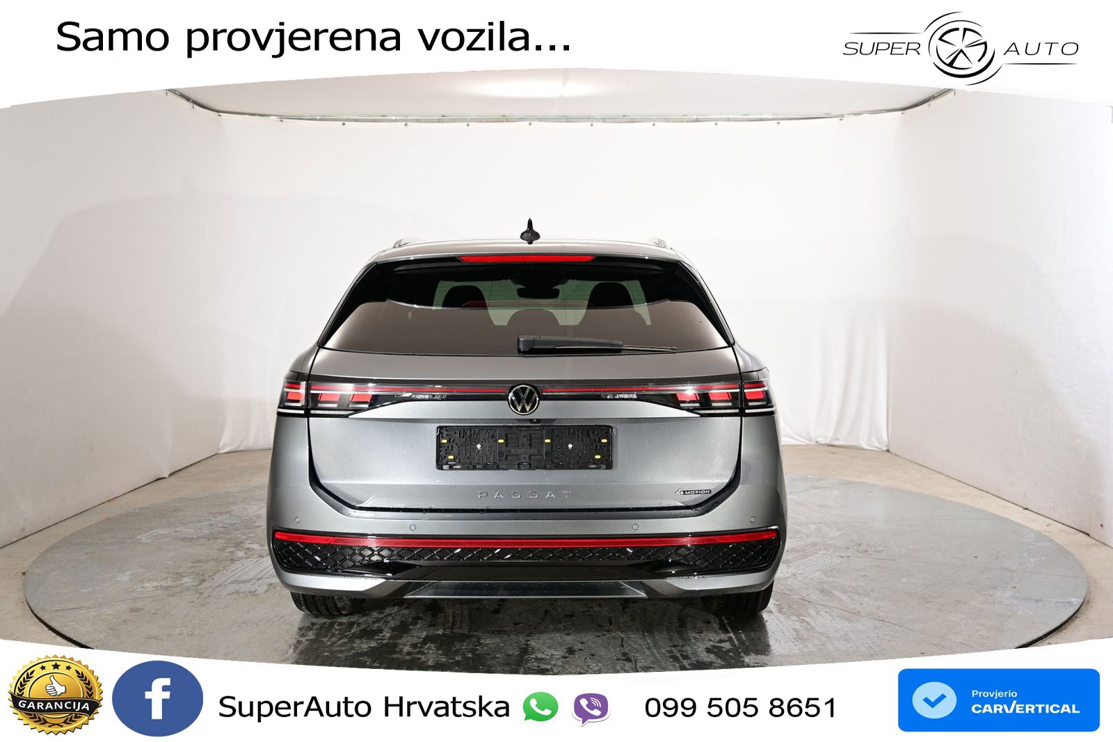 Volkswagen Passat Variant 2.0 TSI (265 KS) 4MOTION DSG R-Line LED+GR SJED+ACC