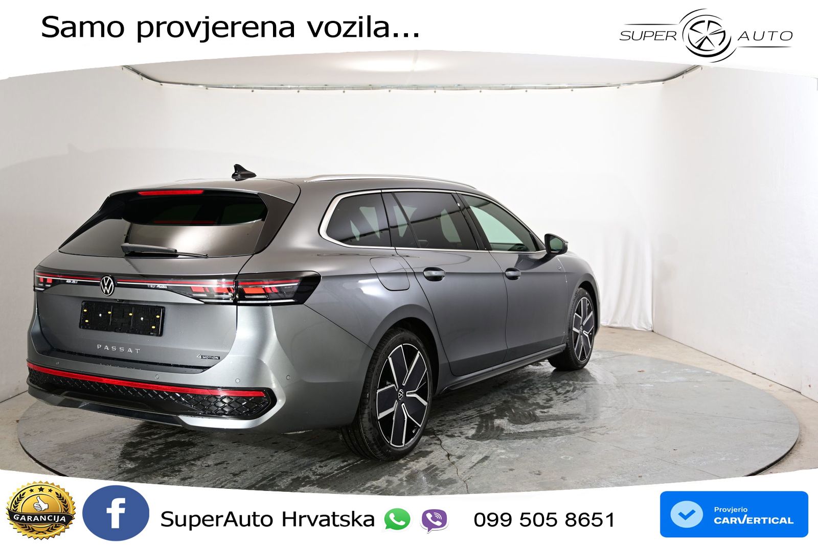Volkswagen Passat Variant 2.0 TSI (265 KS) 4MOTION DSG R-Line LED+GR SJED+ACC
