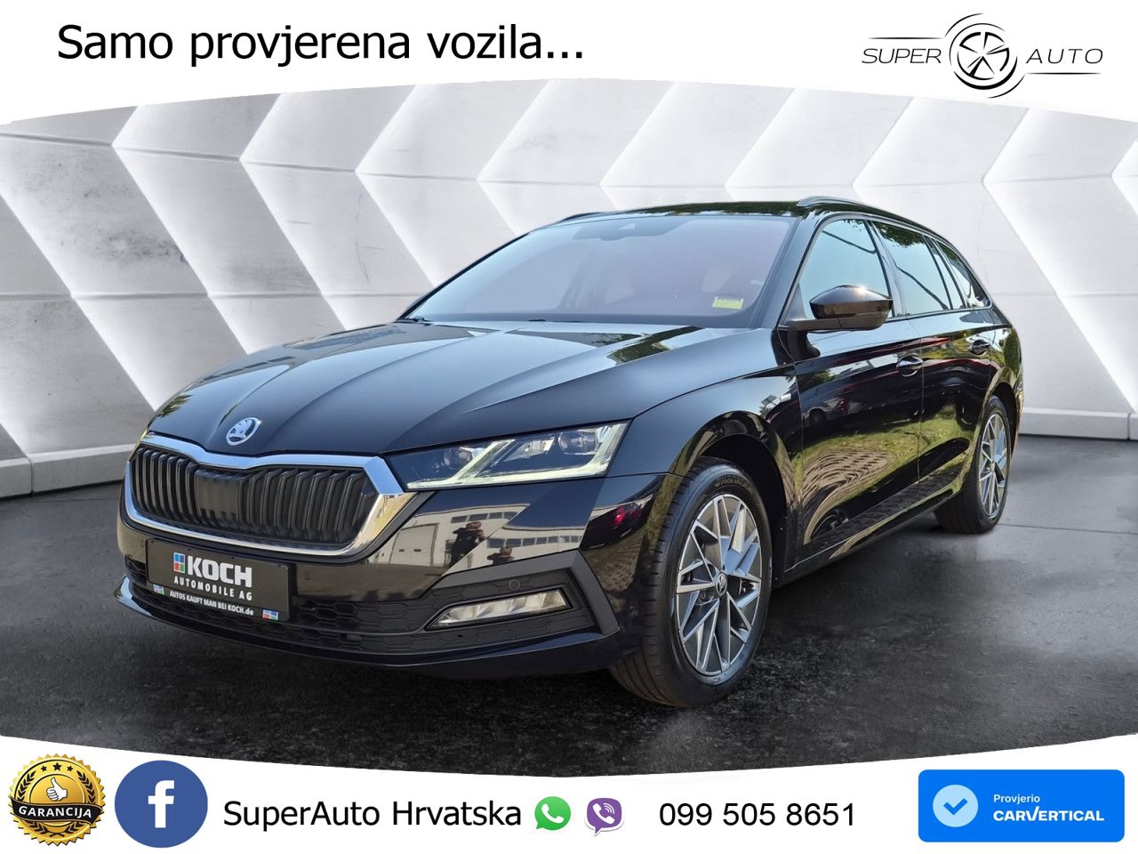 Škoda Octavia Combi 2.0 TDI (150 KS) DSG LED+GR SJED+ACC