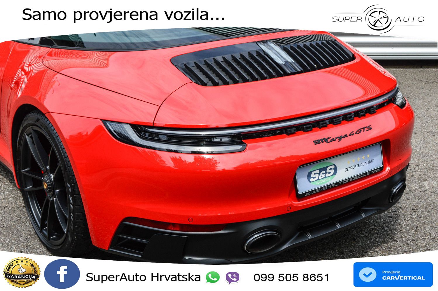 Porsche 911 Targa 4 GTS 3.0 (480 KS) PDK
