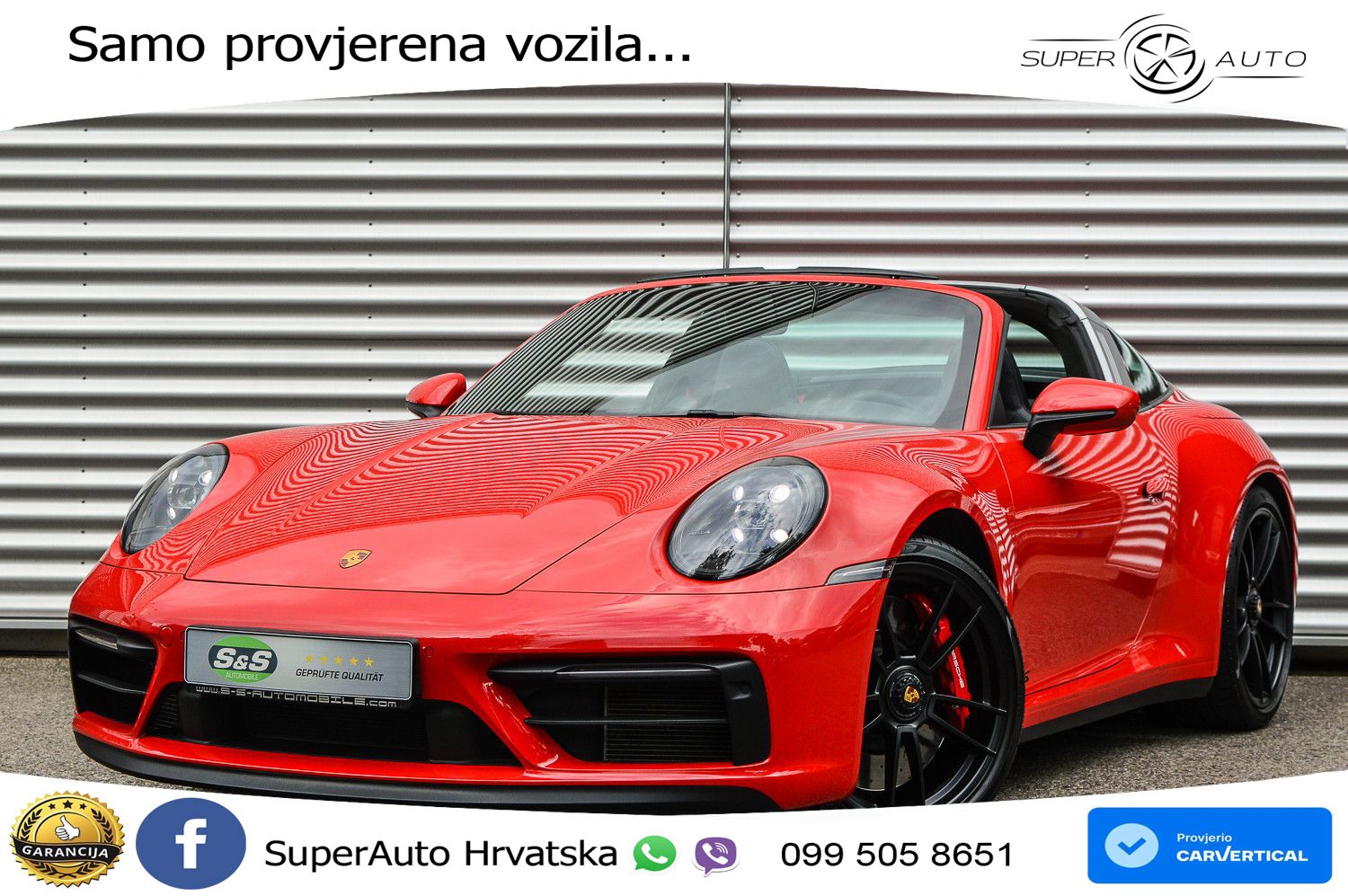 Porsche 911 Targa 4 GTS 3.0 (480 KS) PDK