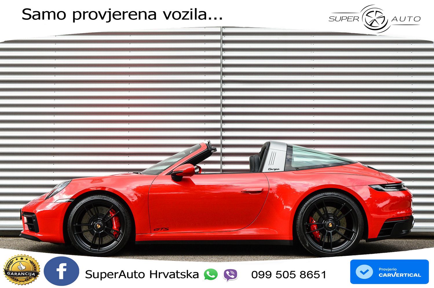 Porsche 911 Targa 4 GTS 3.0 (480 KS) PDK