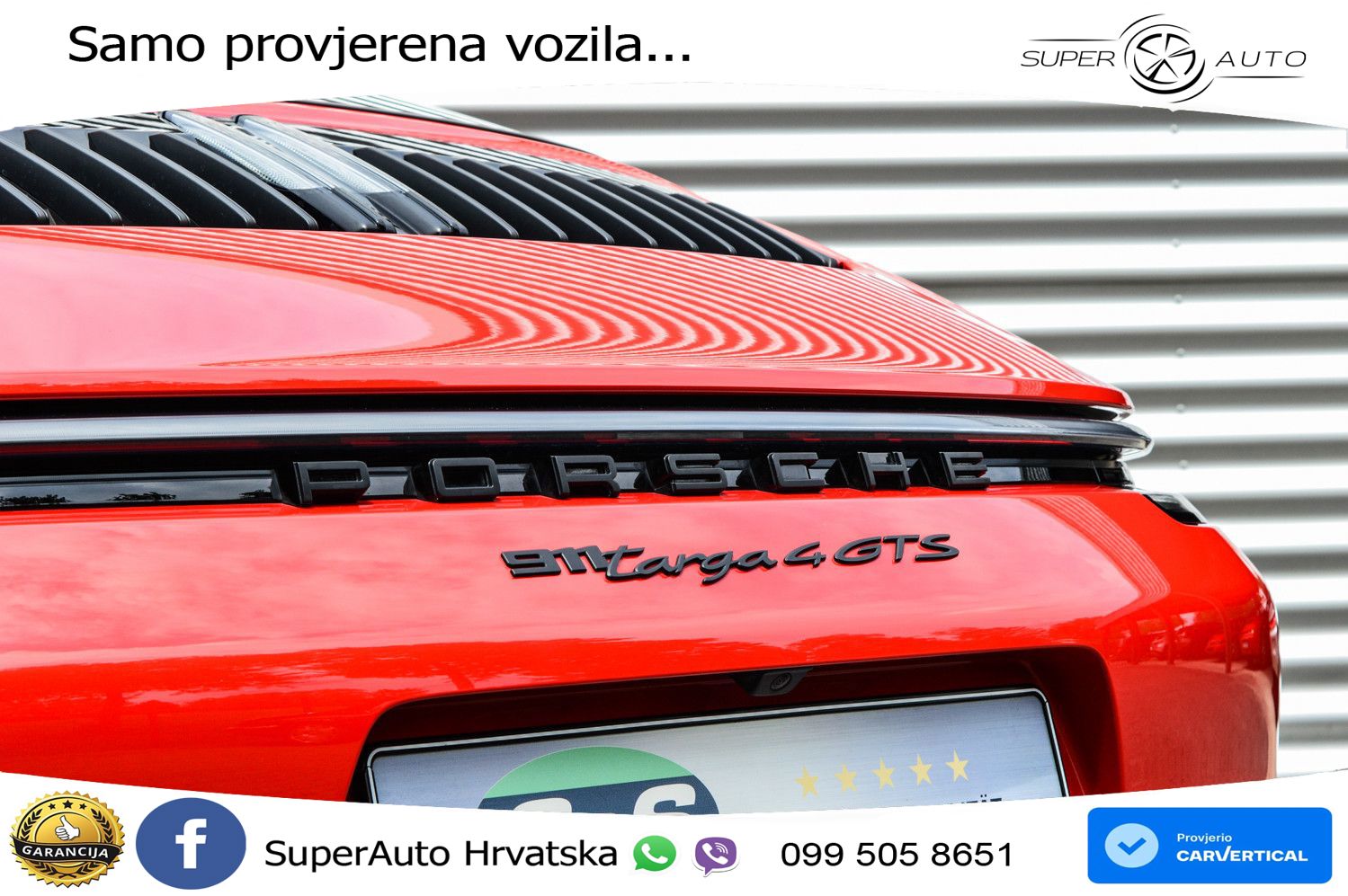 Porsche 911 Targa 4 GTS 3.0 (480 KS) PDK