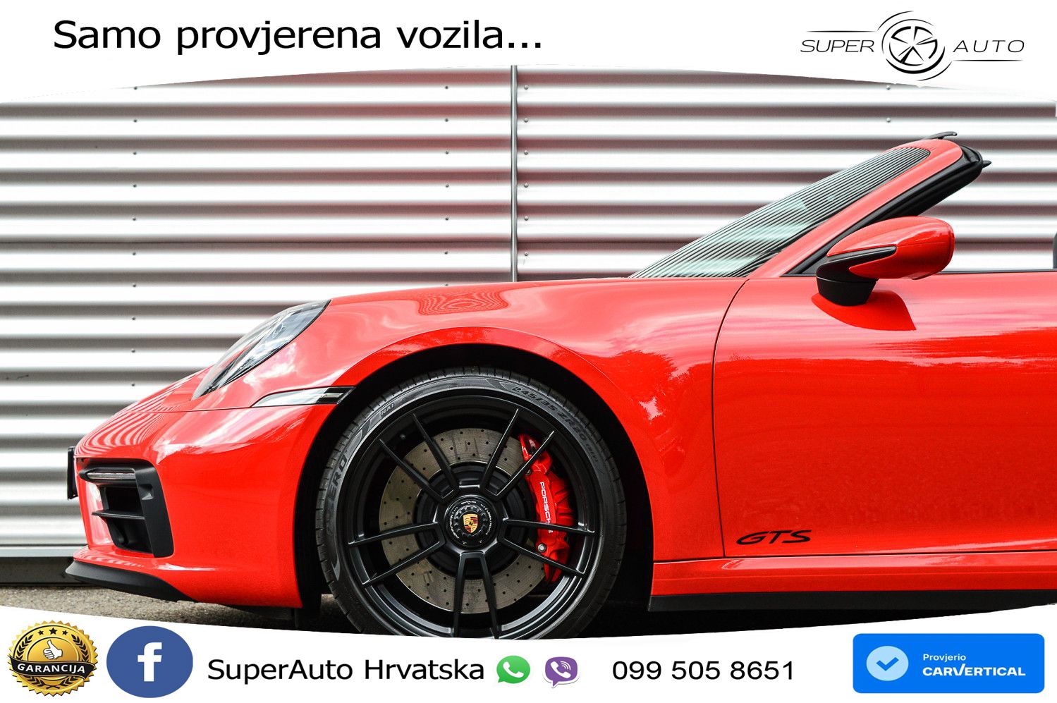 Porsche 911 Targa 4 GTS 3.0 (480 KS) PDK