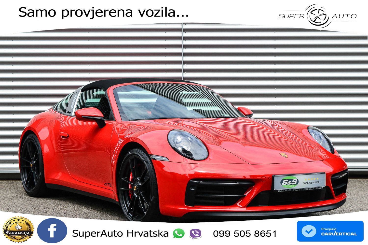 Porsche 911 Targa 4 GTS 3.0 (480 KS) PDK