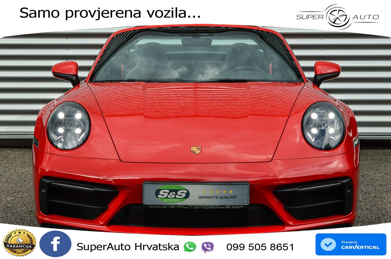 Porsche 911 Targa 4 GTS 3.0 (480 KS) PDK