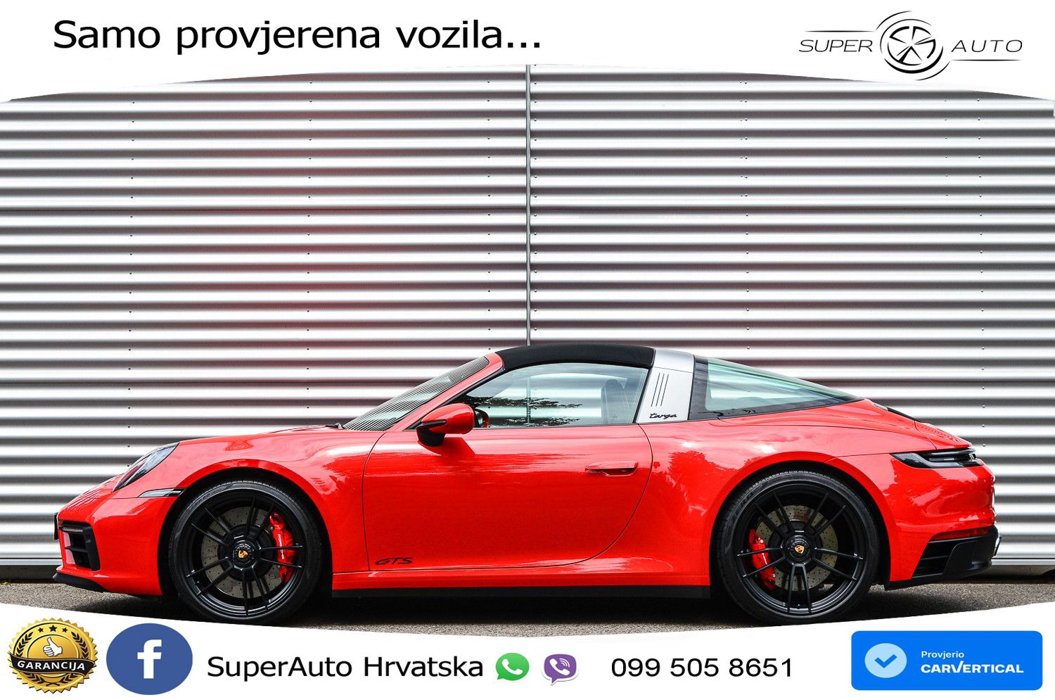 Porsche 911 Targa 4 GTS 3.0 (480 KS) PDK