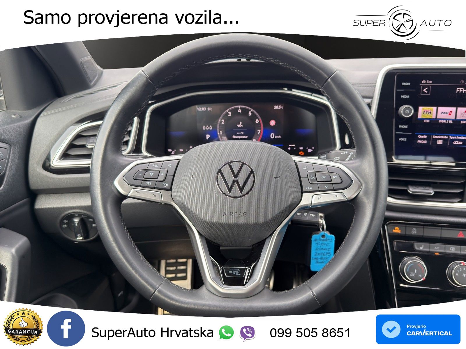 Volkswagen T-Roc 1.5 TSI (150 KS) R-Line LED+GR SJED+ACC
