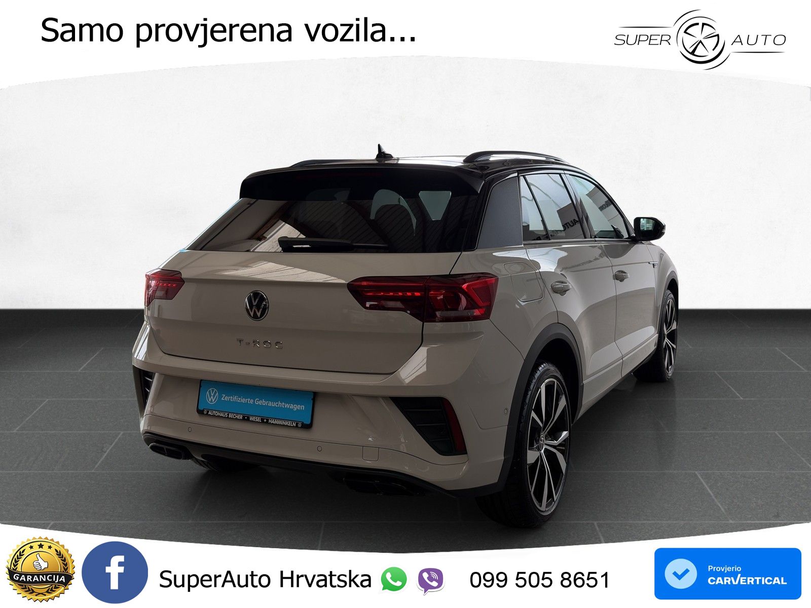 Volkswagen T-Roc 1.5 TSI (150 KS) DSG LED+GR SJED+ACC