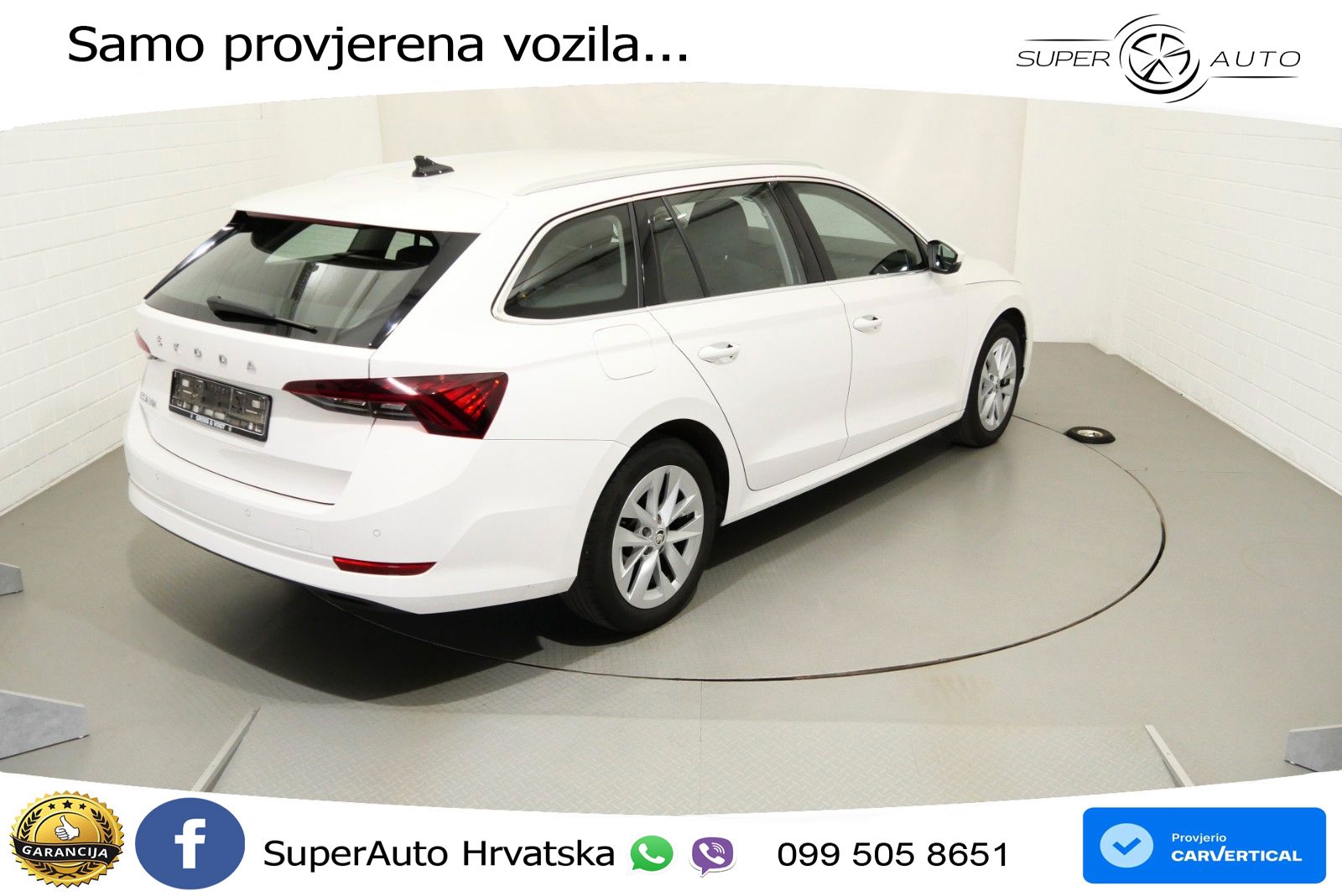 Škoda Octavia Combi 2.0 TDI (150 KS) DSG LED+GR SJED+ACC