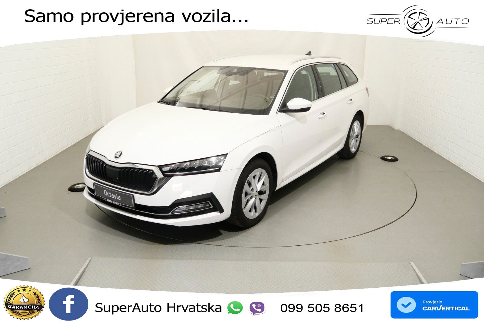 Škoda Octavia Combi 2.0 TDI (150 KS) DSG LED+GR SJED+ACC