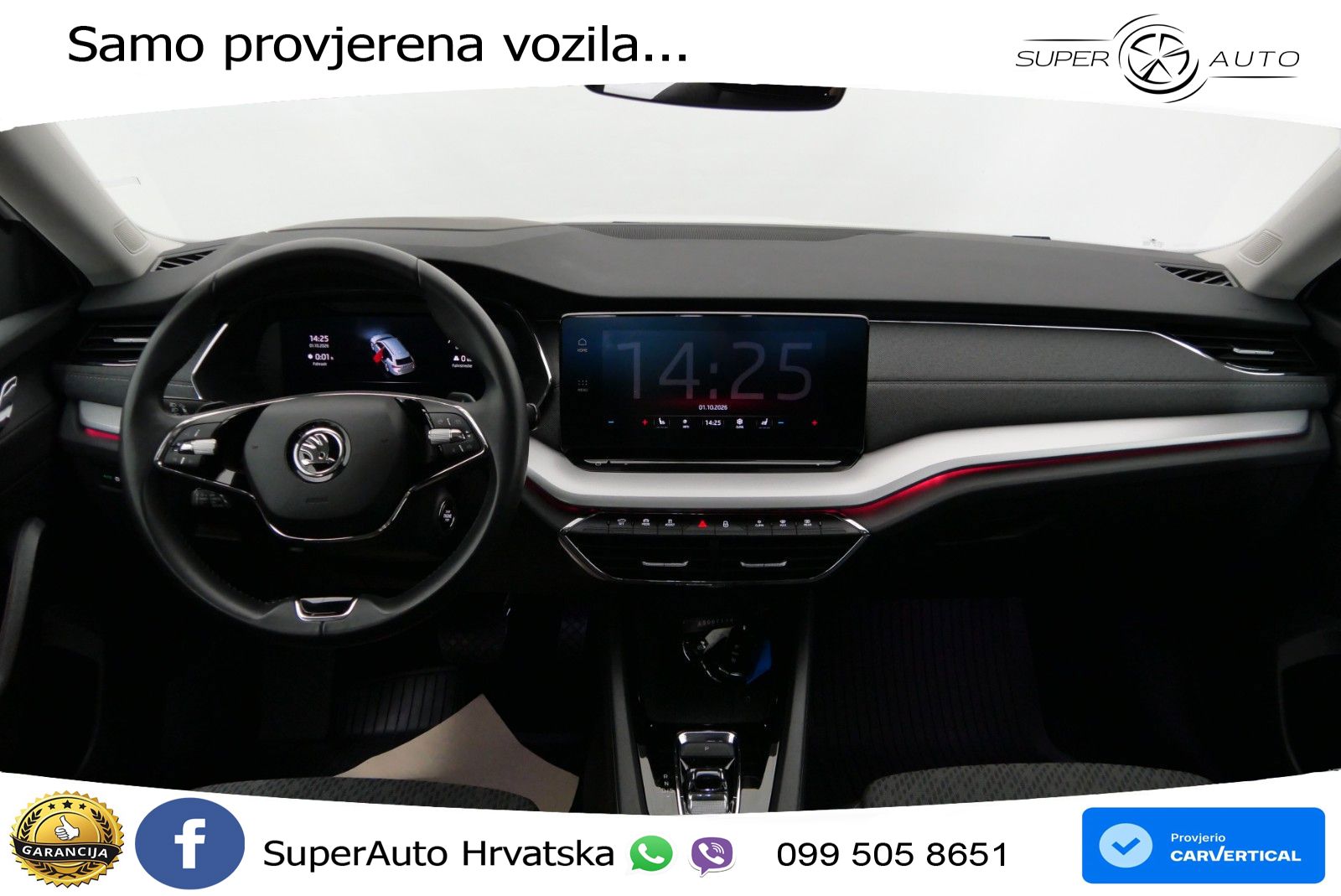 Škoda Octavia Combi 2.0 TDI (150 KS) DSG LED+GR SJED+ACC