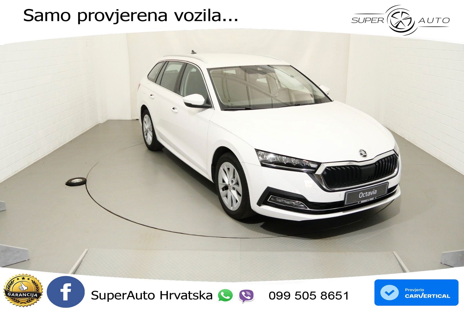 Škoda Octavia Combi 2.0 TDI (150 KS) DSG LED+GR SJED+ACC