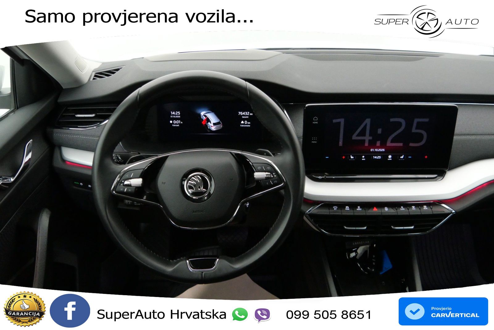 Škoda Octavia Combi 2.0 TDI (150 KS) DSG LED+GR SJED+ACC