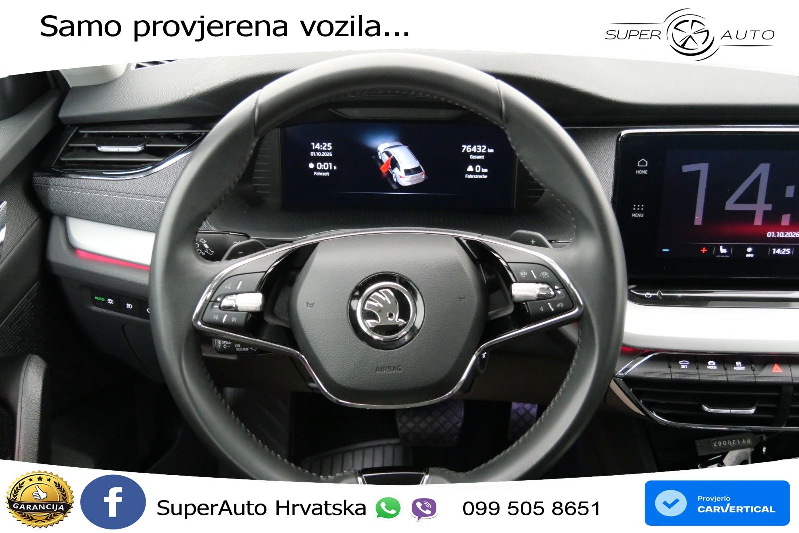 Škoda Octavia Combi 2.0 TDI (150 KS) DSG LED+GR SJED+ACC