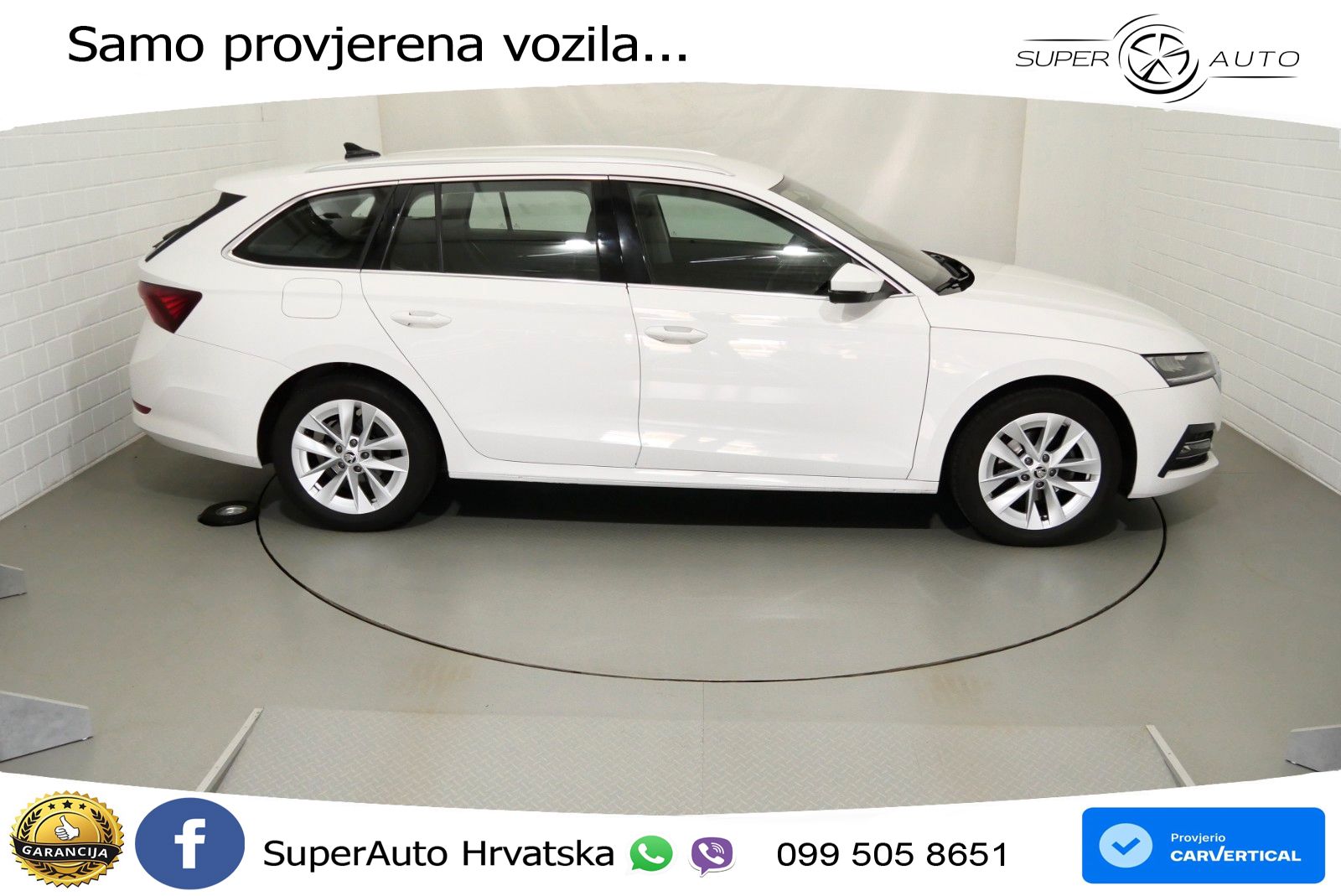 Škoda Octavia Combi 2.0 TDI (150 KS) DSG LED+GR SJED+ACC