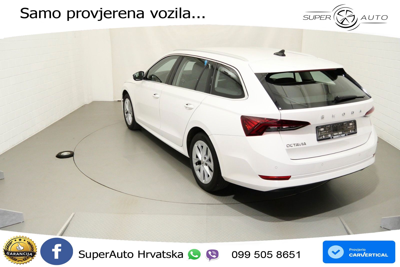 Škoda Octavia Combi 2.0 TDI (150 KS) DSG LED+GR SJED+ACC