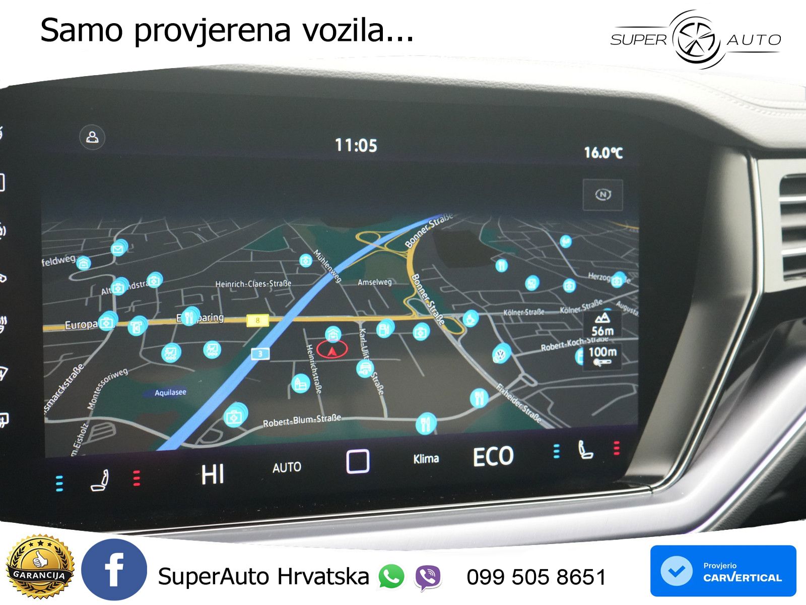 Volkswagen Touareg 3.0 V6 TDI (231 KS) 4MOTION Tiptronic R-Line ZRAČNI+ACC+4xGR SJED+KAM