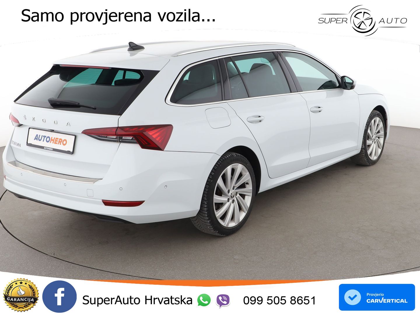 Škoda Octavia Combi 2.0 TDI (150 KS) DSG LED+GR SJED+ACC