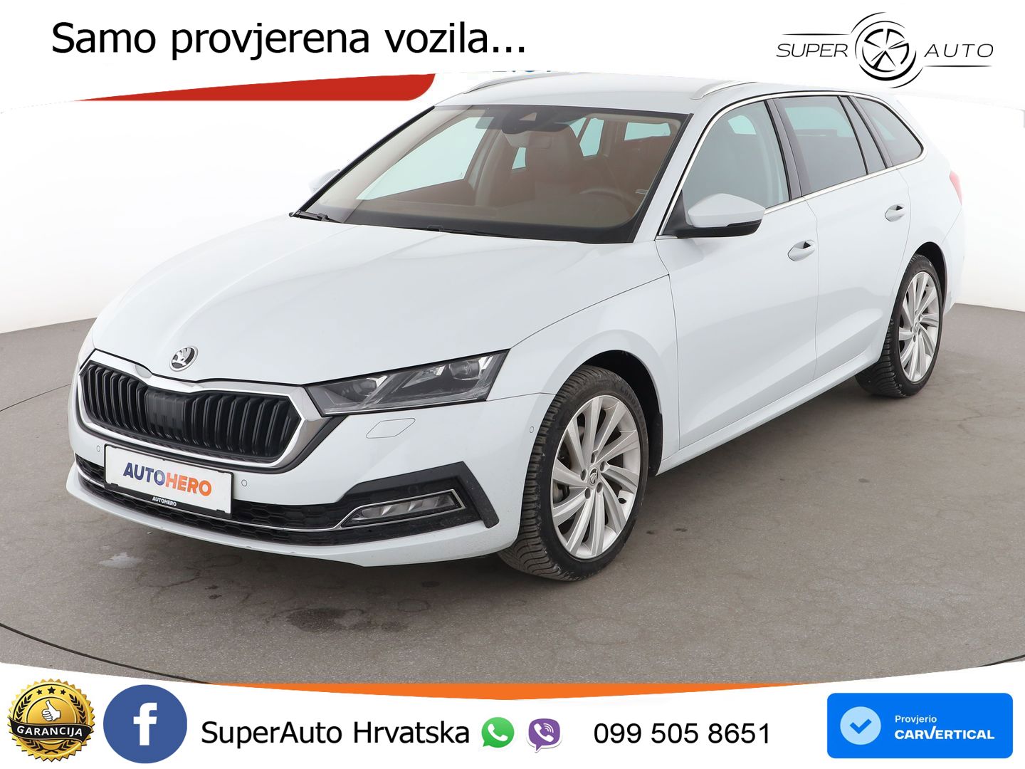 Škoda Octavia Combi 2.0 TDI (150 KS) DSG LED+GR SJED+ACC