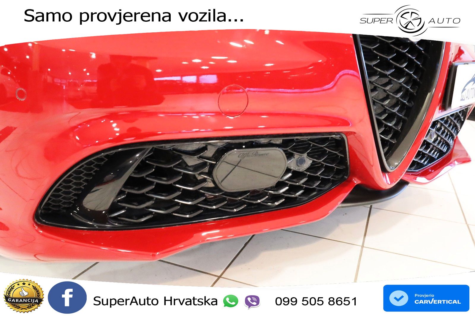 Alfa Romeo Giulia 2.0 Turbo (280 KS) Q4 Automatic LED+GR SJED+ACC