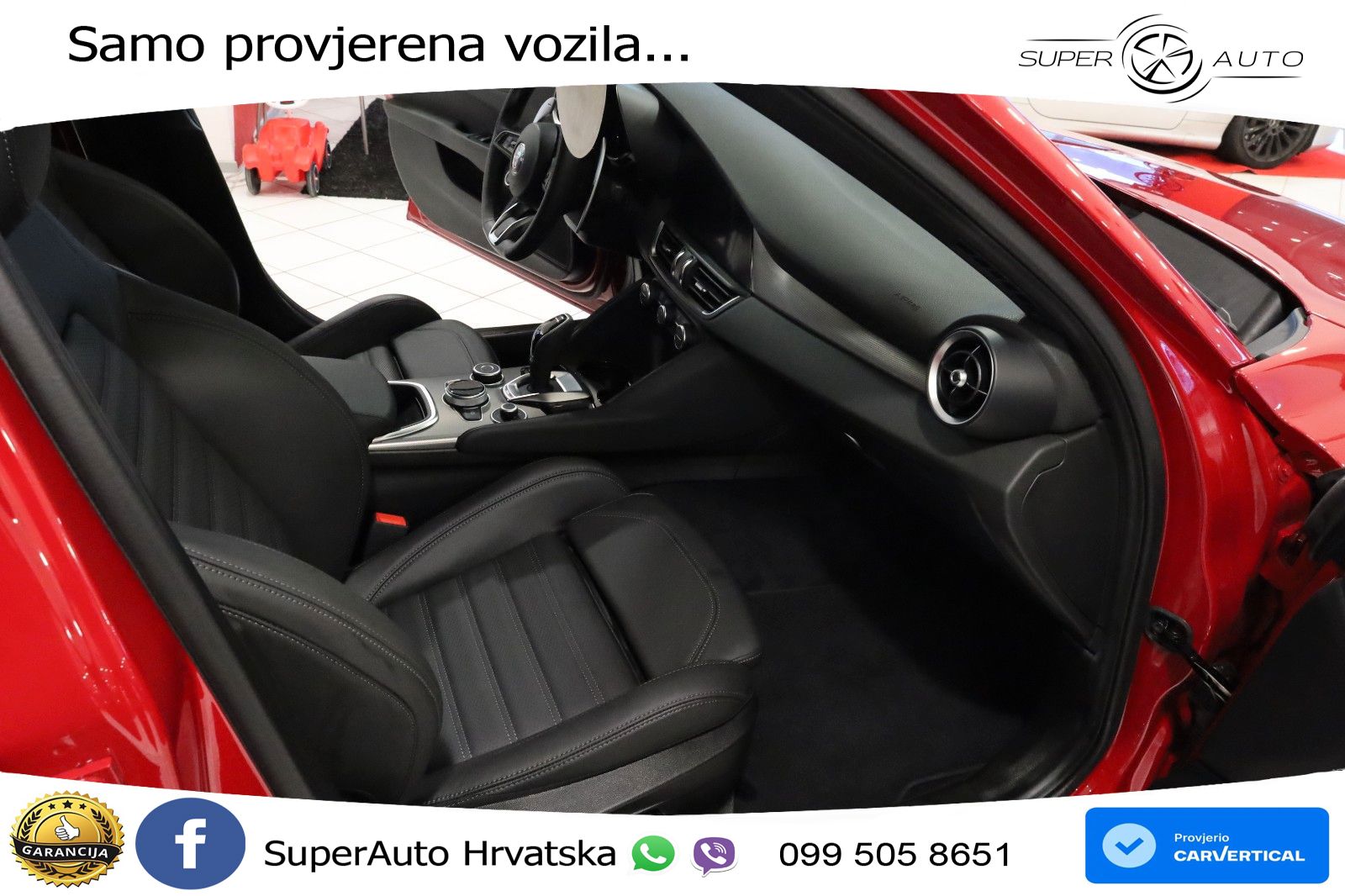 Alfa Romeo Giulia 2.0 Turbo (280 KS) Q4 Automatic LED+GR SJED+ACC