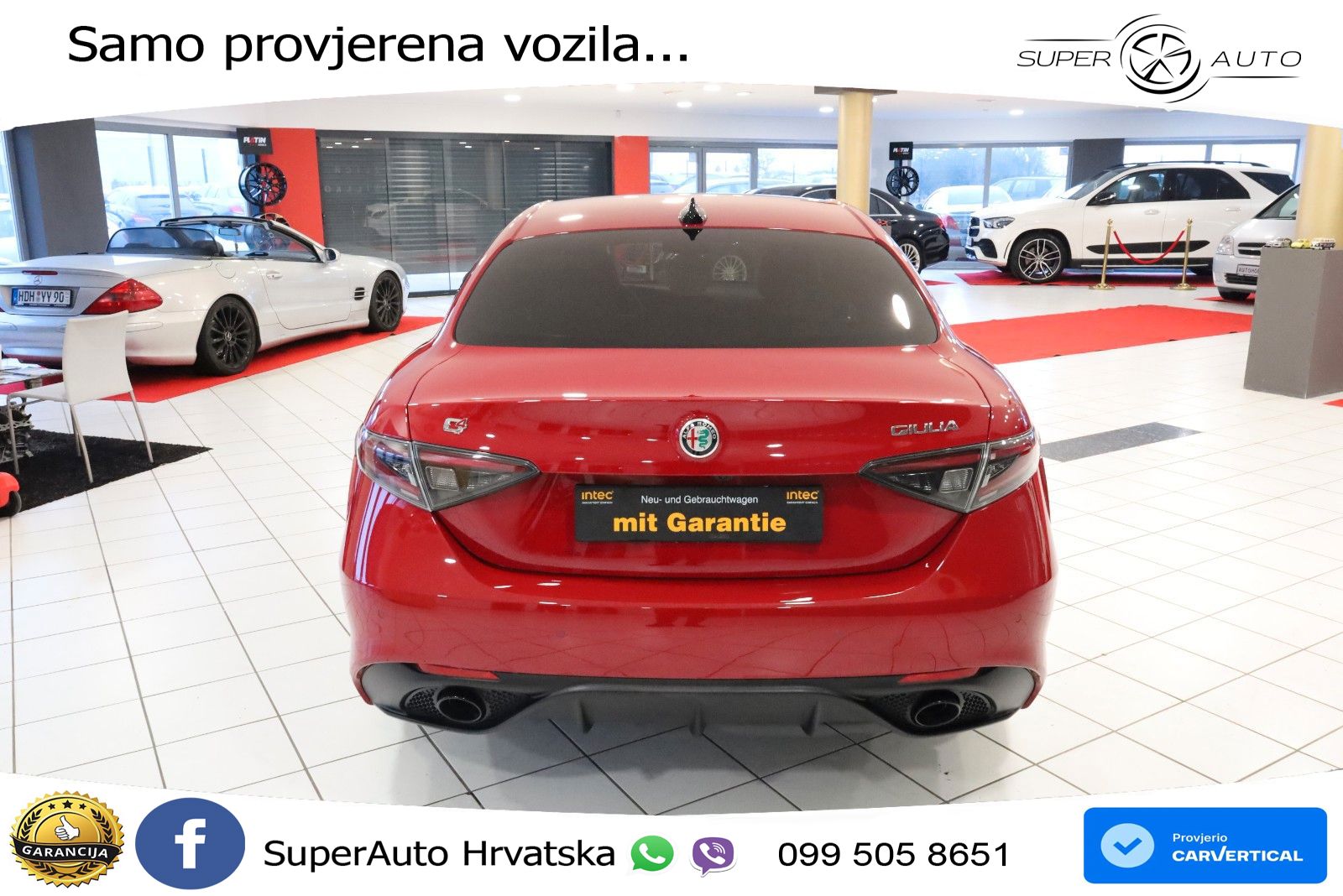 Alfa Romeo Giulia 2.0 Turbo (280 KS) Q4 Automatic LED+GR SJED+ACC