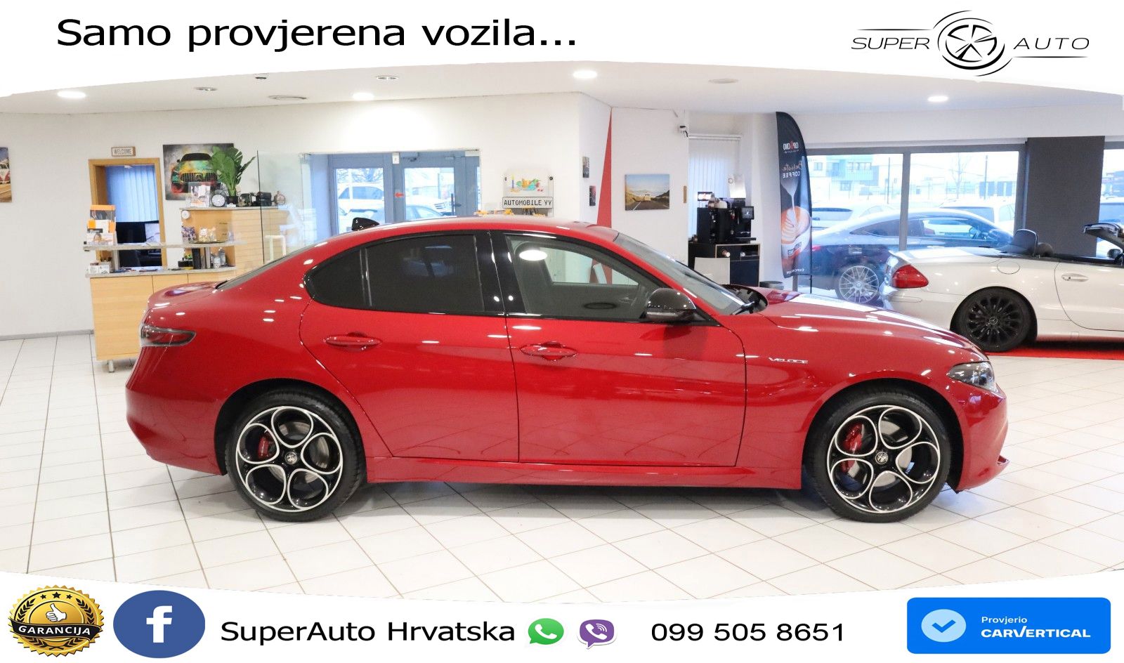 Alfa Romeo Giulia 2.0 Turbo (280 KS) Q4 Automatic LED+GR SJED+ACC