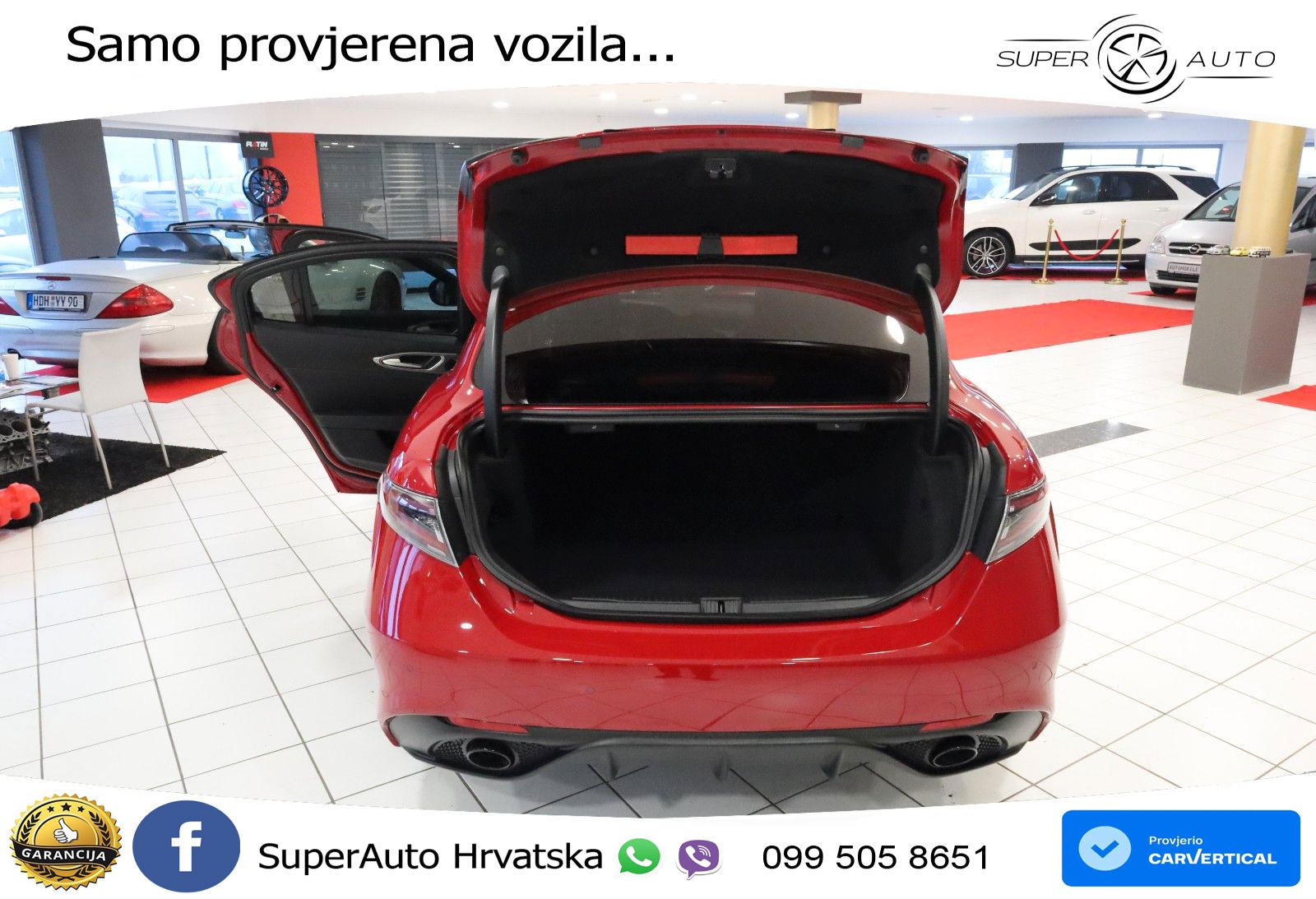 Alfa Romeo Giulia 2.0 Turbo (280 KS) Q4 Automatic LED+GR SJED+ACC