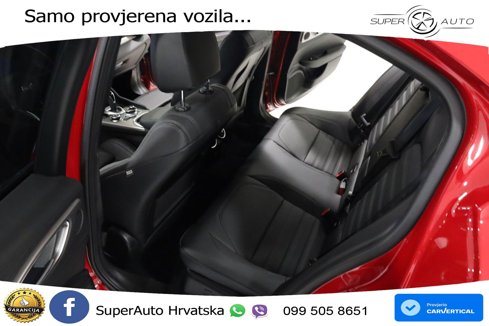Alfa Romeo Giulia 2.0 Turbo (280 KS) Q4 Automatic LED+GR SJED+ACC