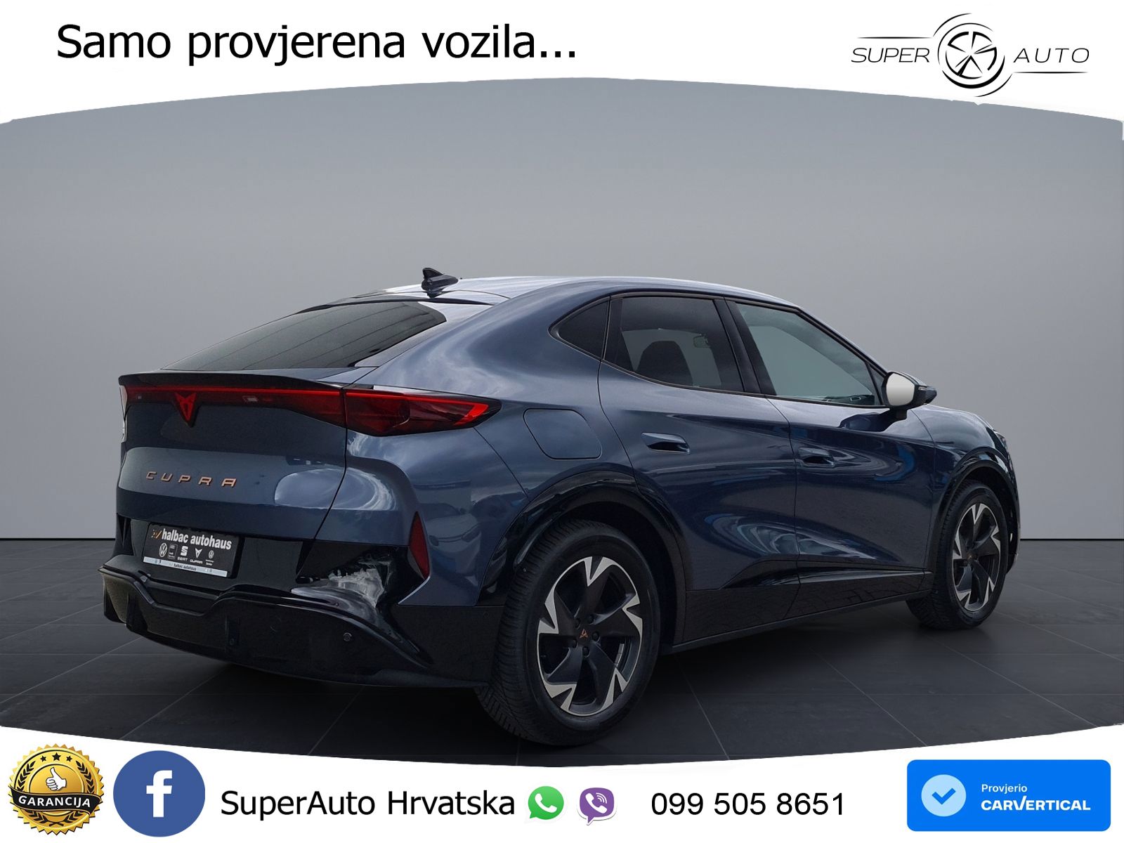 Cupra Tavascan 82 kWh (286 KS) LED+GR SJED+ACC