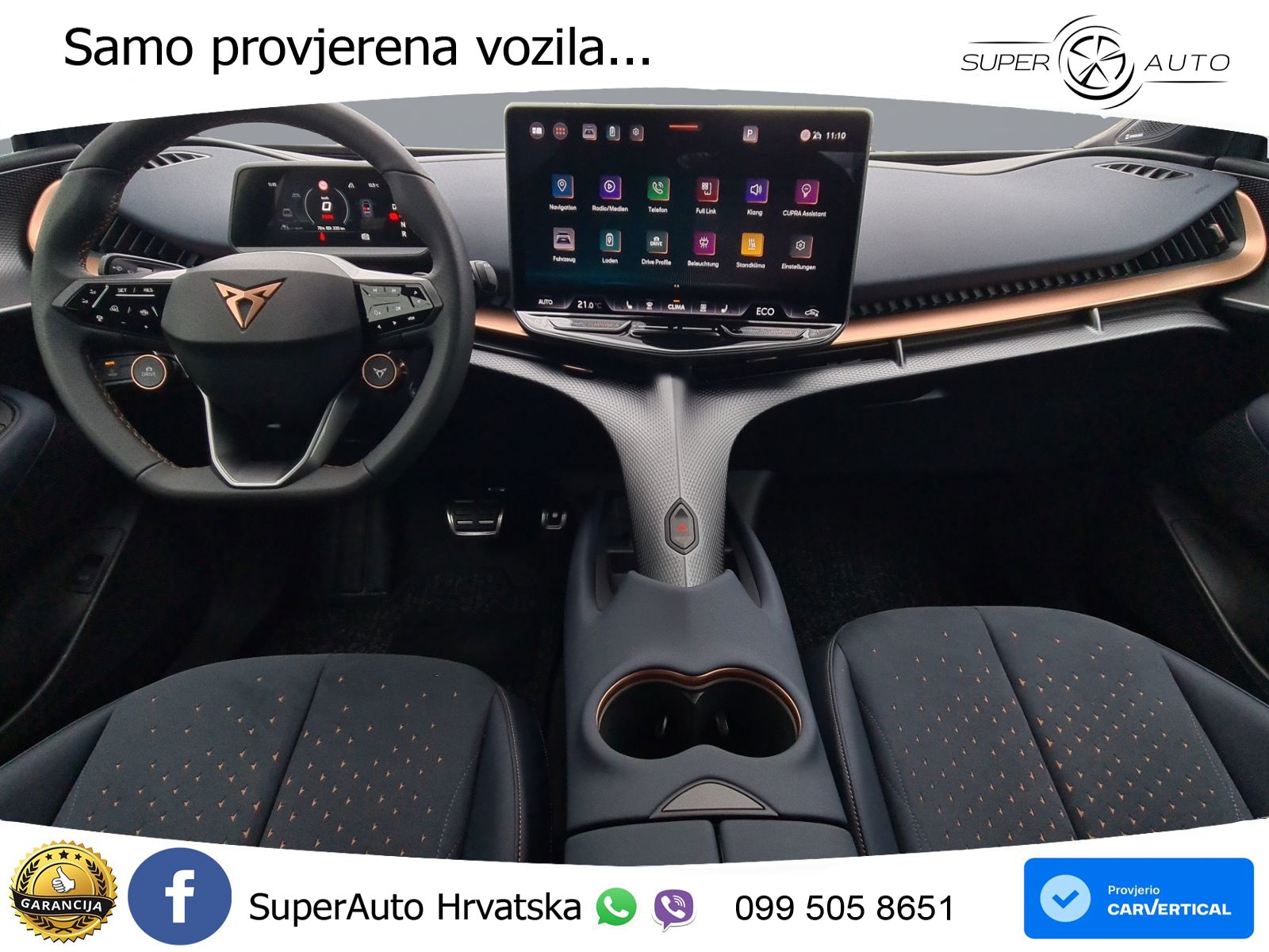 Cupra Tavascan 82 kWh (286 KS) LED+GR SJED+ACC