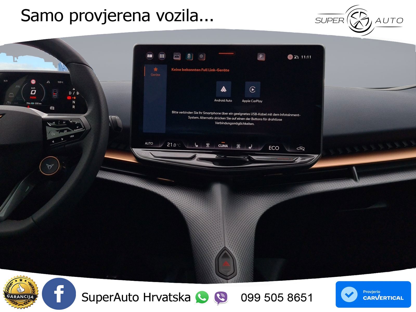 Cupra Tavascan 82 kWh (286 KS) LED+GR SJED+ACC