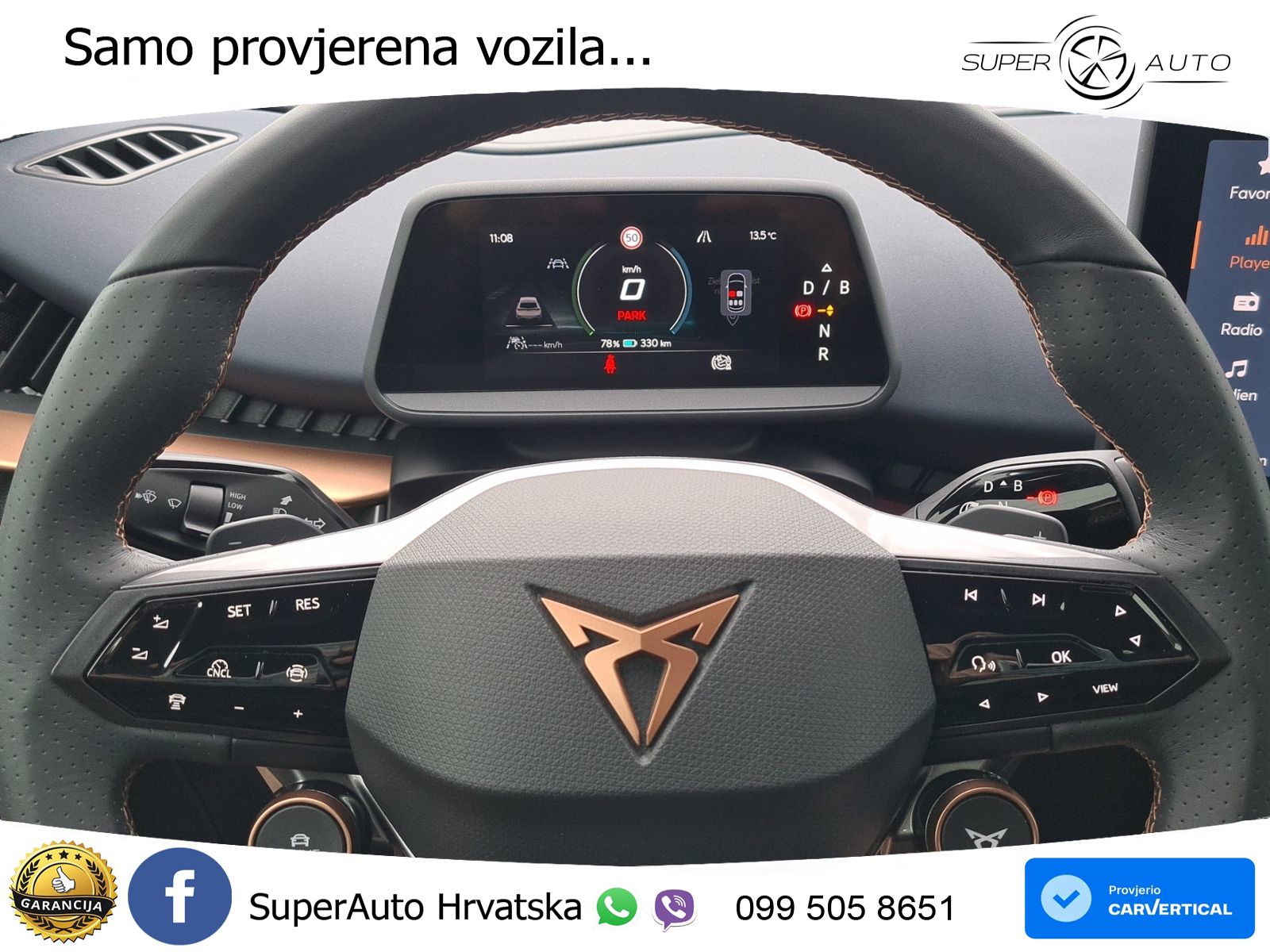 Cupra Tavascan 82 kWh (286 KS) LED+GR SJED+ACC