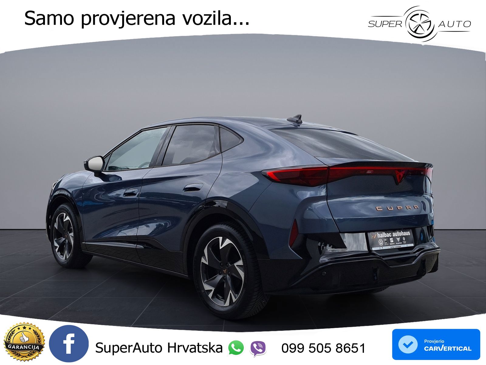 Cupra Tavascan 82 kWh (286 KS) LED+GR SJED+ACC