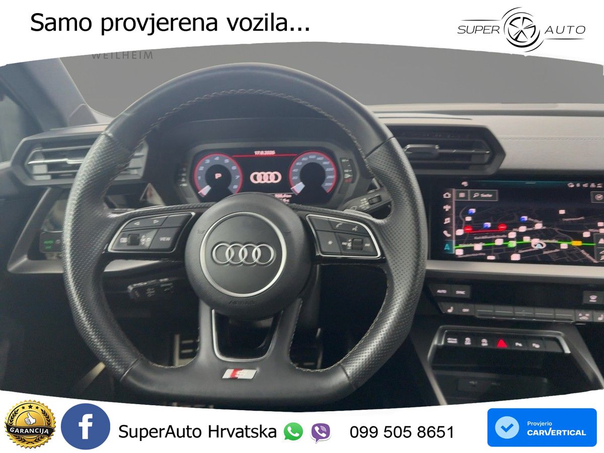Audi S3 Limuzina 2.0 TFSI (310 KS) quattro S tronic MATRIX+GR SJED+KAM