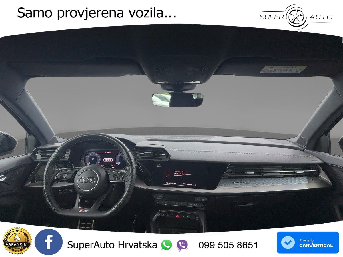 Audi S3 Limuzina 2.0 TFSI (310 KS) quattro S tronic MATRIX+GR SJED+KAM