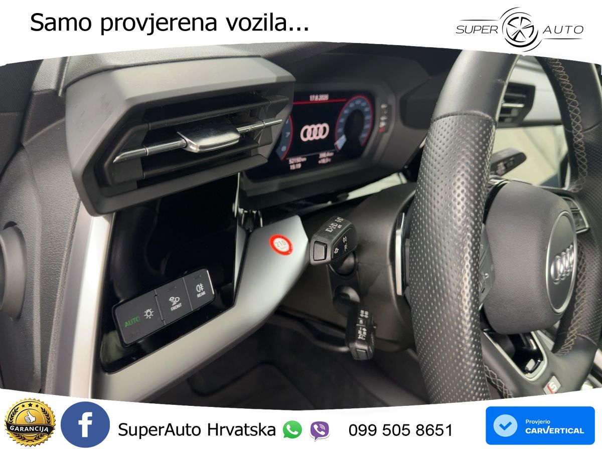 Audi S3 Limuzina 2.0 TFSI (310 KS) quattro S tronic MATRIX+GR SJED+KAM