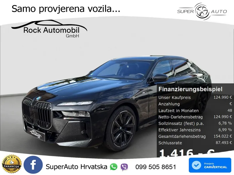 BMW 740d (299 KS) xDrive Steptronic M Sport ACC+HEAD+4xGR SJED+360+PANO