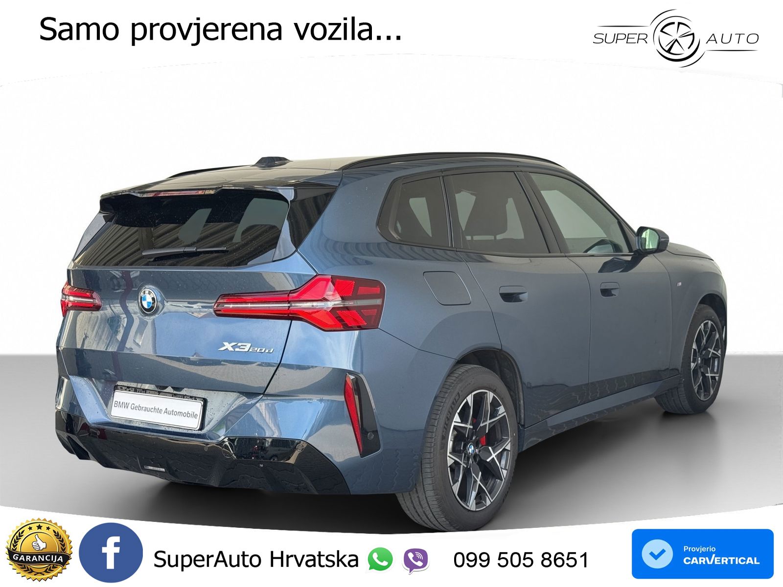 BMW X3 20d xDrive Steptronic M Sport LED+GR SJED+ACC